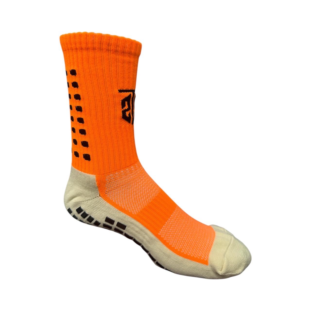 Medias Antideslizantes Profesionales - Anaranjado Fosforescente