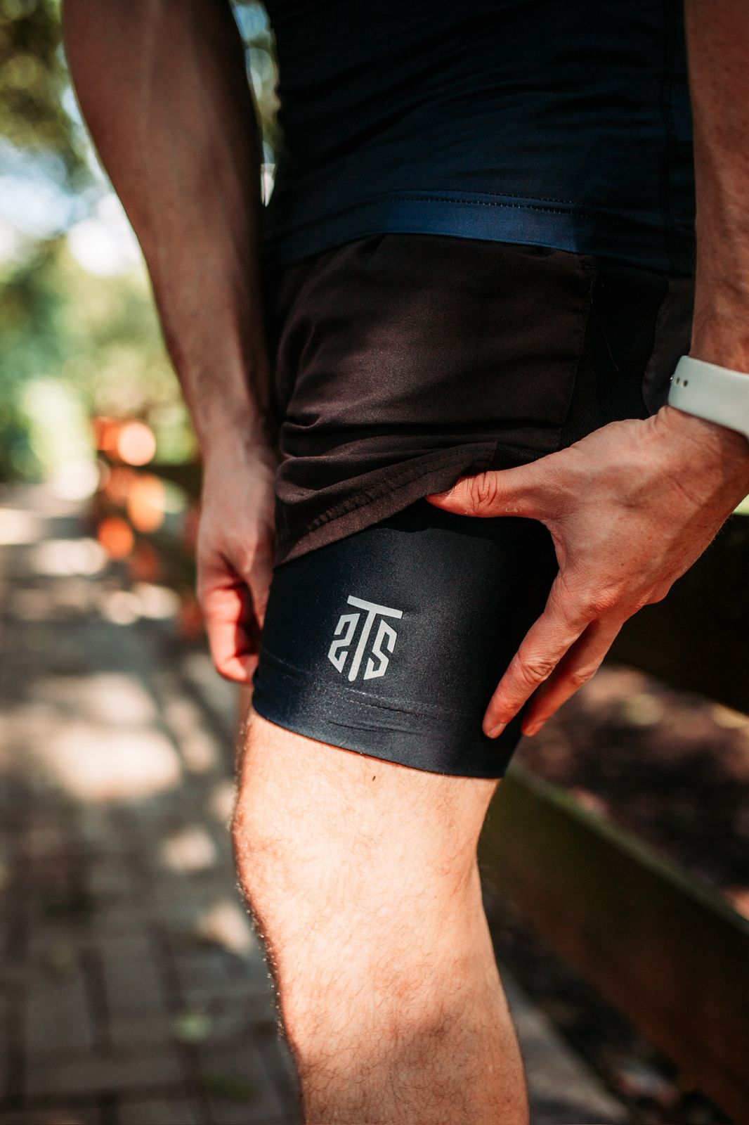 Licras Tren Inferior Cortas - Blanco