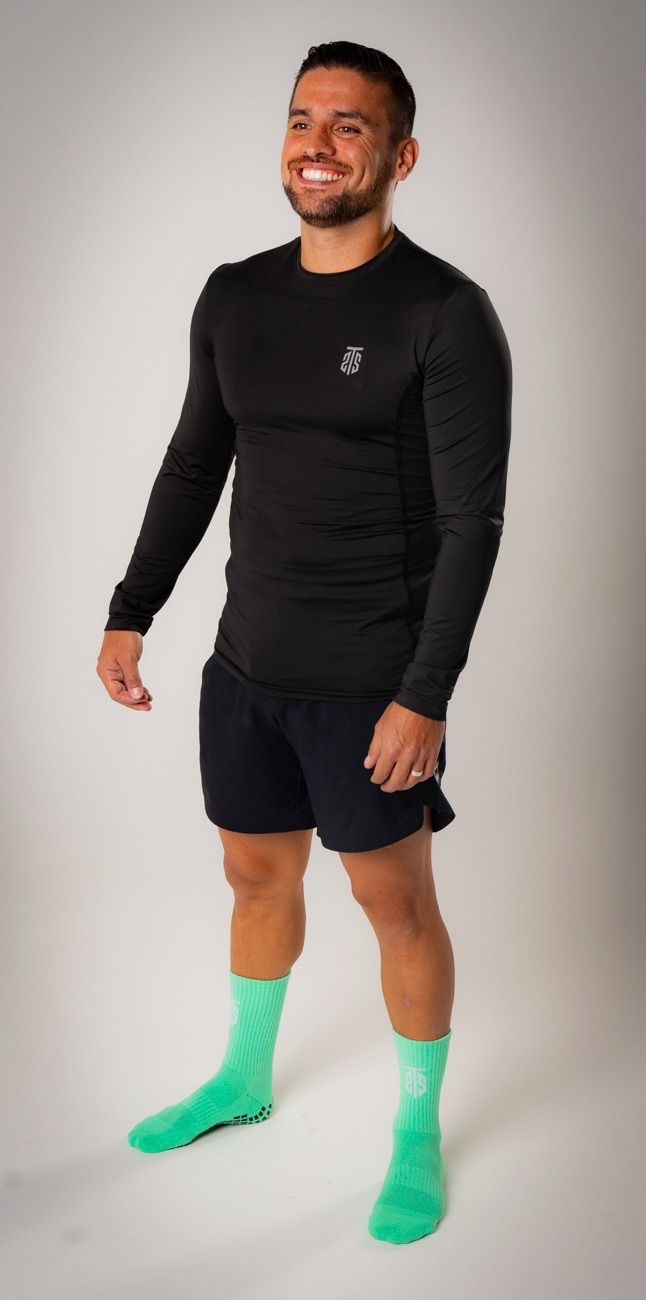 Licras Tren Superior Manga Larga - Blanco